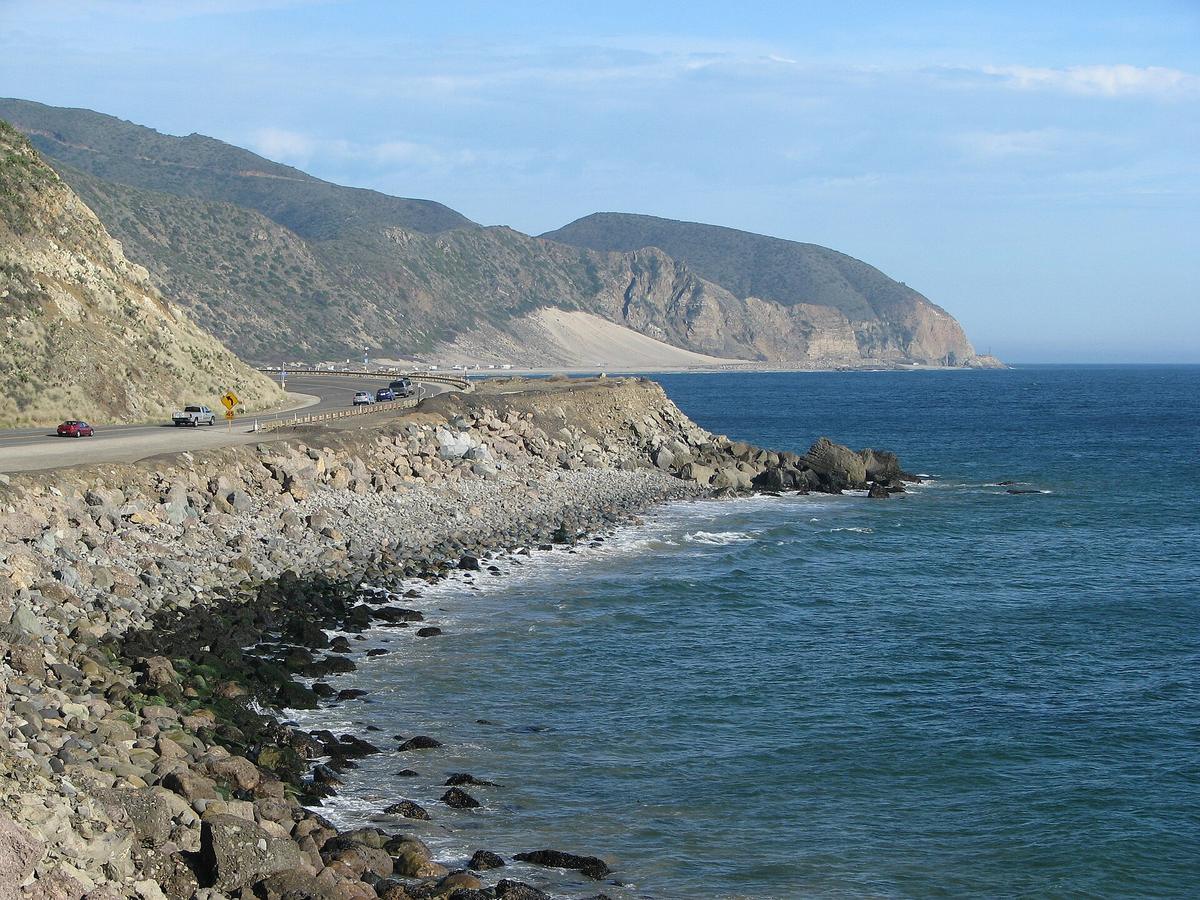 Southern California coast highway