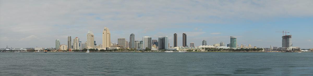 San Diego skyline harbour